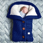 Lined Baby Sleeping Bag with Hood – Soft Knitted Fabric