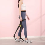 Portable folding chair with portable exoskeleton for sports activities