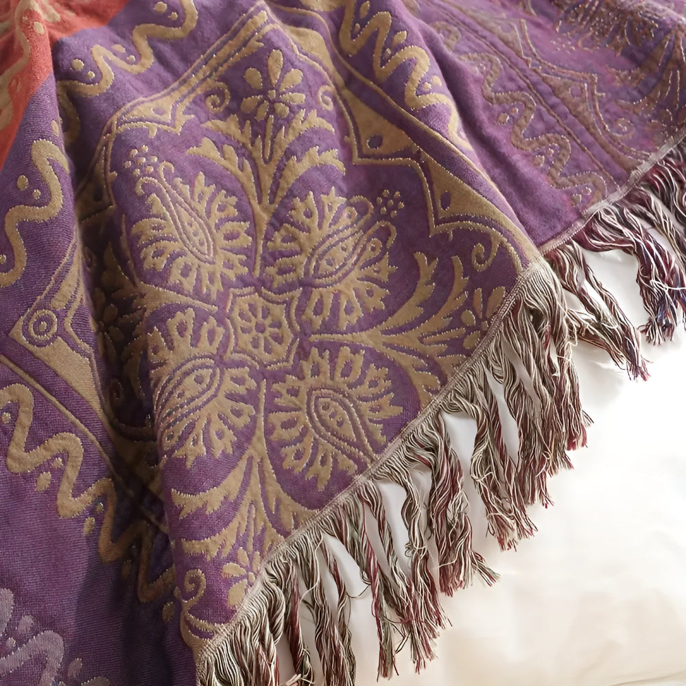 Boho Tassel Blanket for a Cozy Home