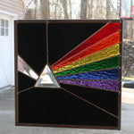 Panel with dark side of the moon