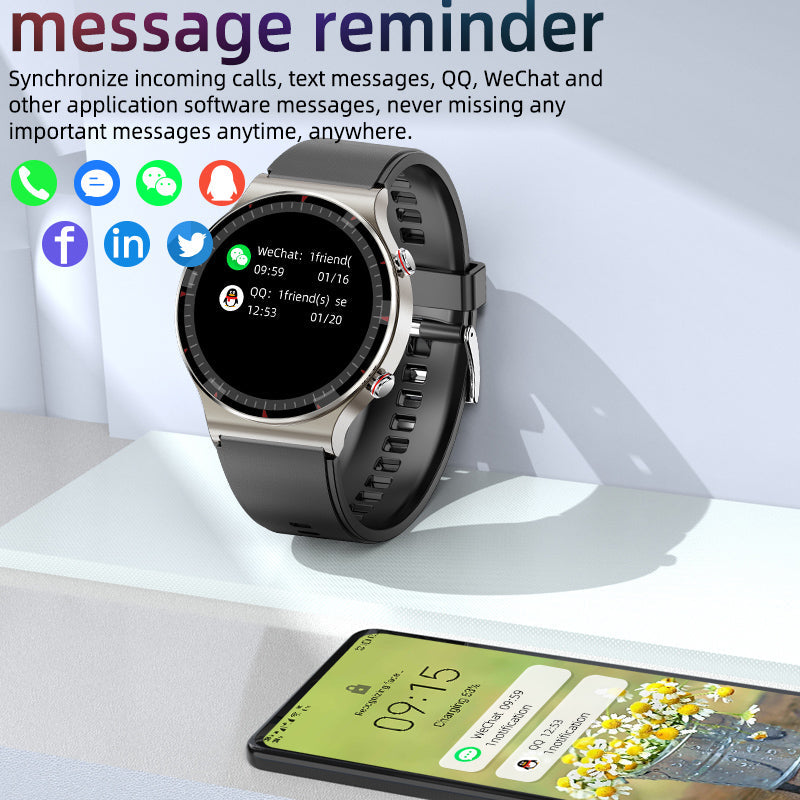 Intelligente Gesundheits-Smartwatch mit EKG und Blutsauerstoffmessung