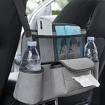 Practical car organizer for tidiness between the seats