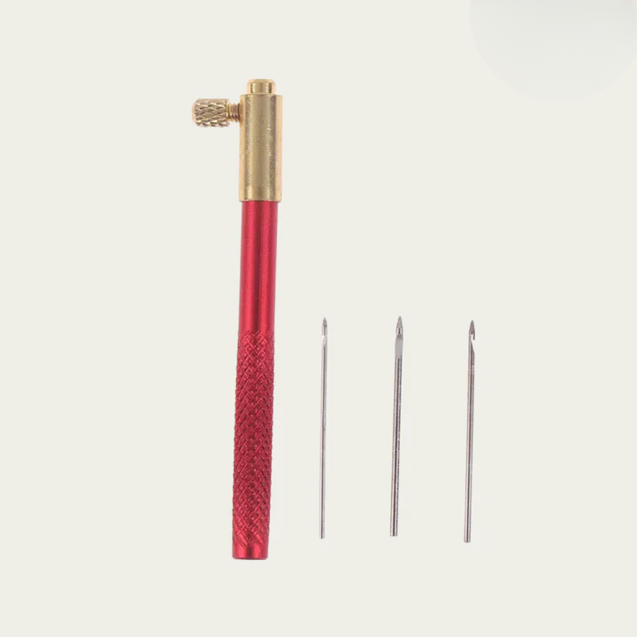 Practical Set for Tambour Embroidery Needles with Interchangeable Needles