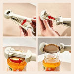Adjustable stainless steel can opener
