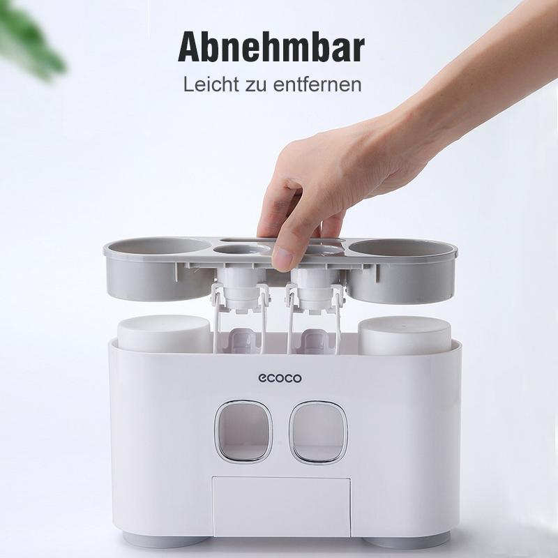 Intelligenter Zahnbürstenhalter und Zahnpastenspender Set | CleanaCare