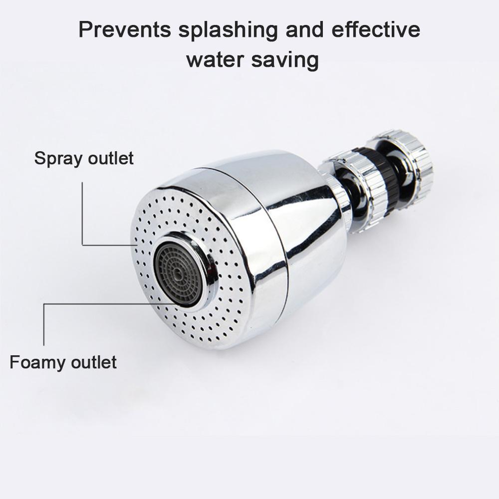 360° drehbarer Wasser sparender Wasserhahn