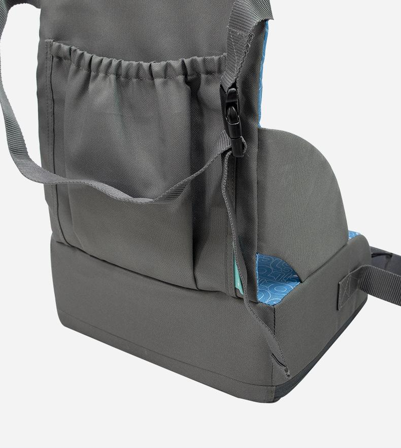 Portable High Chair for Babies - Travel Booster Seat with Harness and Bag