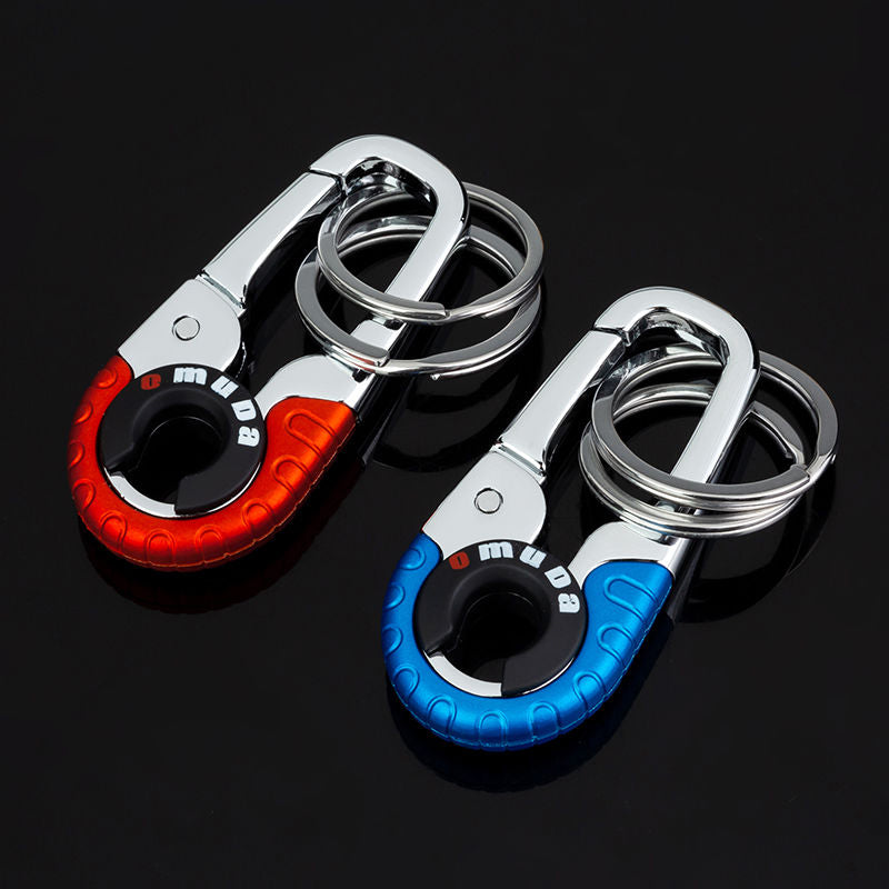 Creative stainless steel keyring