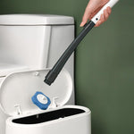 Toilet Brush with Disposable Sponge Heads – Hygienic Cleaning System