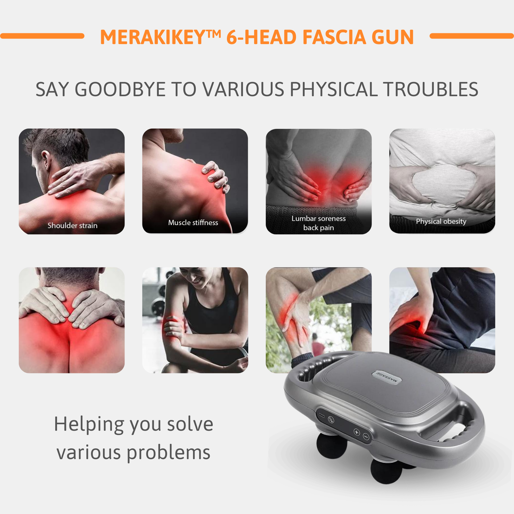 RelaxMax Pro | 6-Kopf Hochfrequenz-Massager für Entspannung