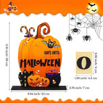 Wooden Advent Calendar for Halloween