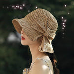 Protective wide-brimmed summer hat