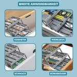 FlexiSort - Intelligenter Schubladenorganisator für maximale Ordnung