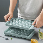 Creative round ice hockey mold for ice cubes