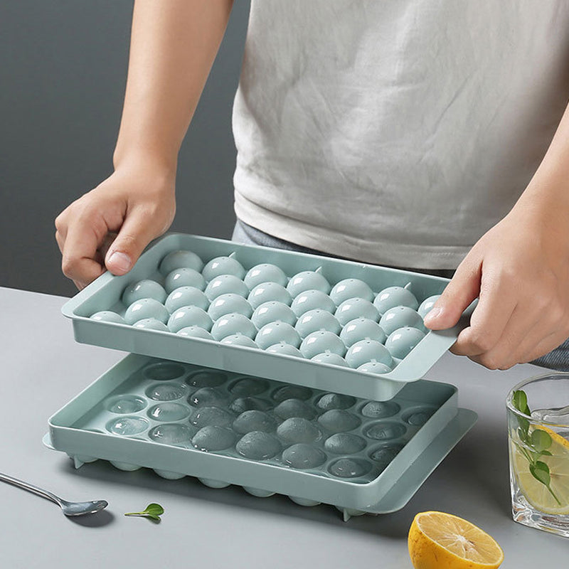 Creative round ice hockey mold for ice cubes