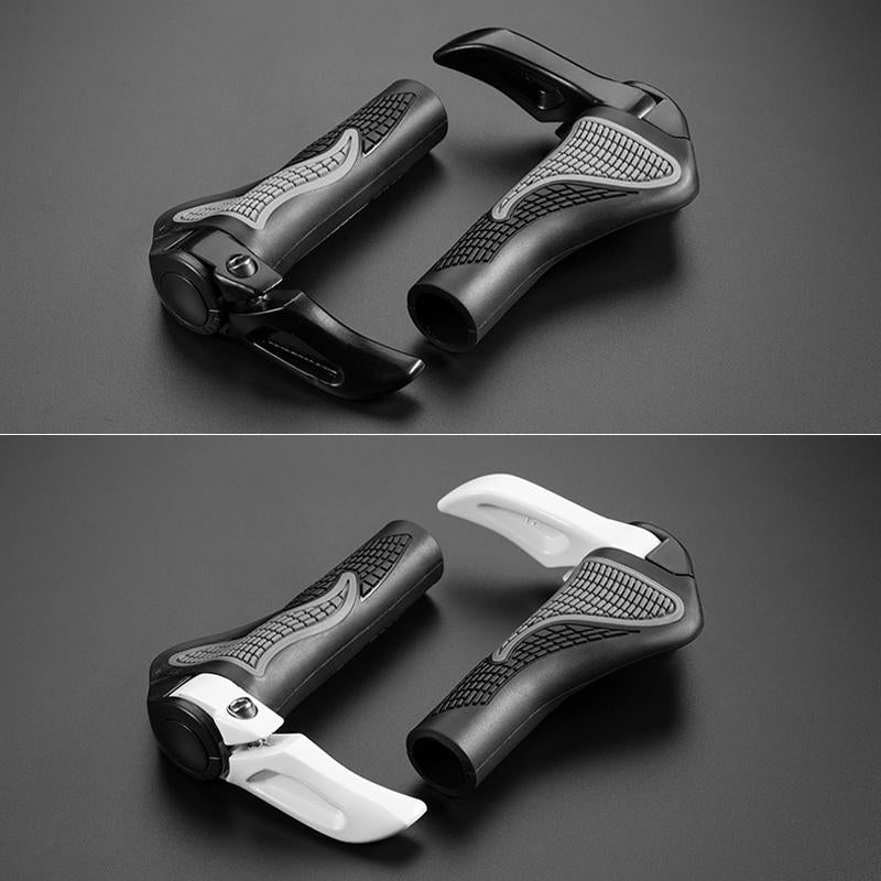 Ergonomische Fahrradgriffe aus Aluminium und Silikon