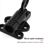 Spring mechanism for automatic aluminum window locking