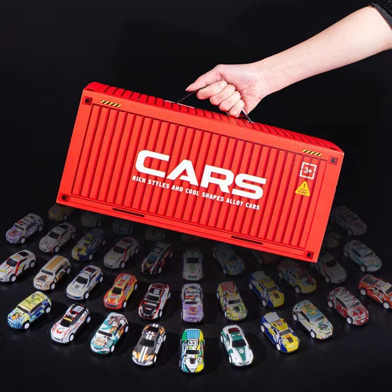 48 Spielzeugautos aus Legierung – Rennwagen Set
