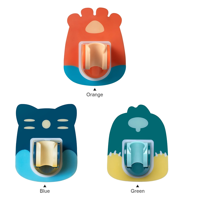 Self-adhesive Shower Head Holder in Cartoon Design