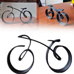 Elegante Fahrradskulptur aus Metall für dein Zuhause