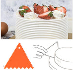 Kuchenschaber Set zur Randdekoration (6 Teile)