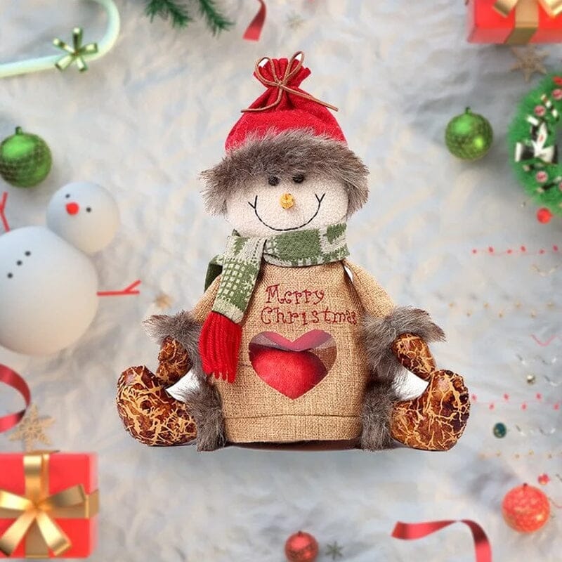 Christmas gift bags with zipper design