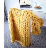 Cozy knitted blanket for ultimate comfort