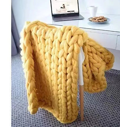 Cozy knitted blanket for ultimate comfort