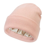 Noor Silk Winter Hat – Wool & Silk – Frizz Protection for Hair