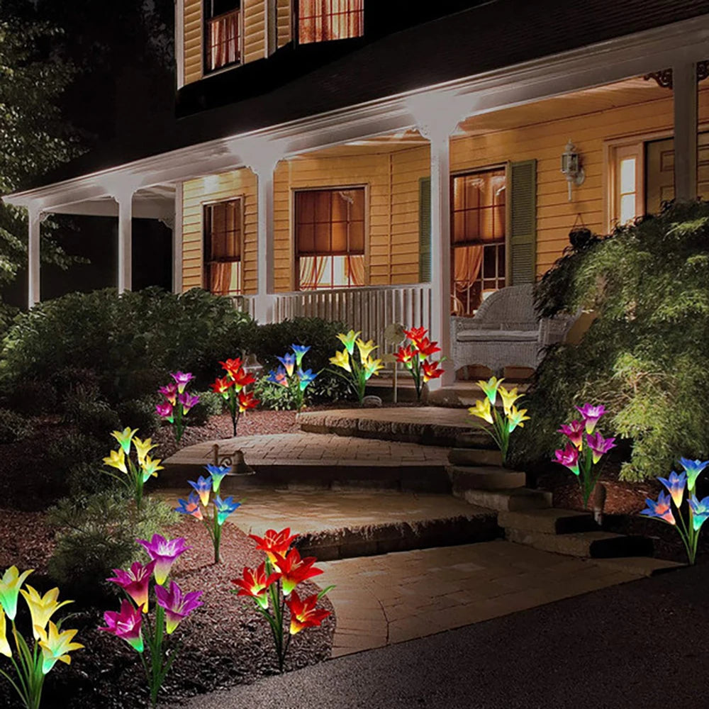 Sonnenblüten – Strahlende, solarbetriebene Lichter für Ihren Garten