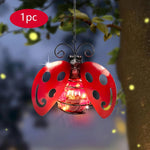 Solar Hanging Garden Lights | Outdoor Colored LED Decor | Animal Designs for a Vibrant Atmosphere