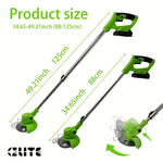 GrünPro Akku Garten-Trimmer | Kabellose Flexibilität | Mit Vielseitigen Klingen