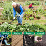 Ergonomische Gartenhacke | Effizienter Unkrautstecher aus Edelstahl