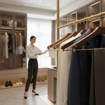 NobleWood – Elegant Wooden Hangers for Stylish Wardrobes (3 pieces)