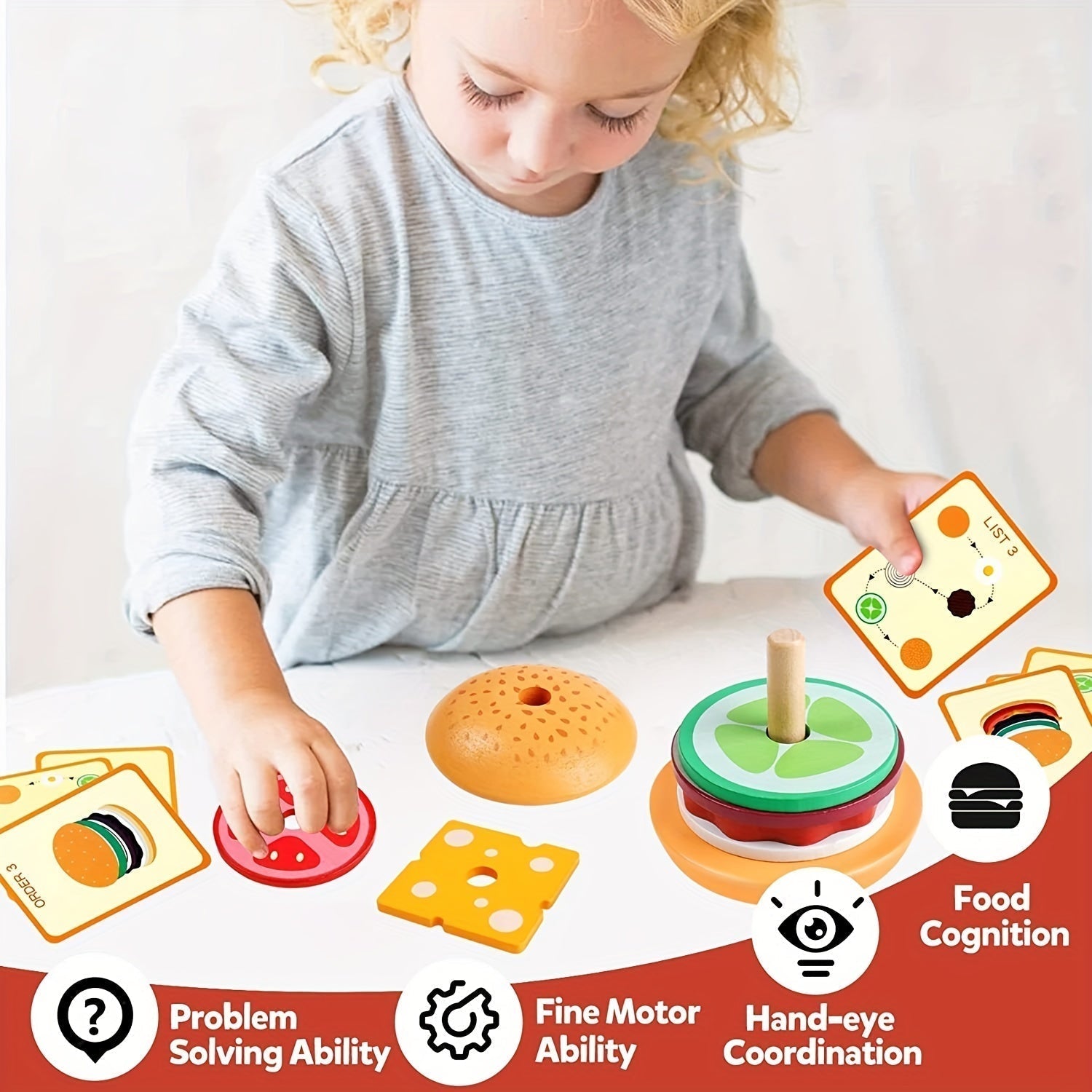 Montessori Toy Tower for Creative Development