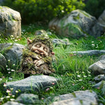 Enchanting garden stake with nature motif made of acrylic