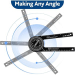Aerospace Aluminum Protractor