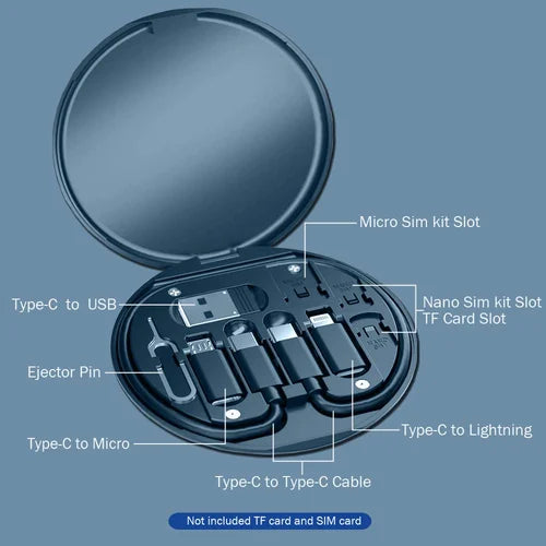 Versatile 9-in-1 Cable Organizer for Every Need