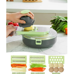 Multifunktionaler Küchenslicer 9-in-1 mit Aufbewahrungsbehälter