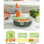 Multifunktionaler Küchenslicer 9-in-1 mit Aufbewahrungsbehälter