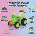Toy tractor for children with limping function