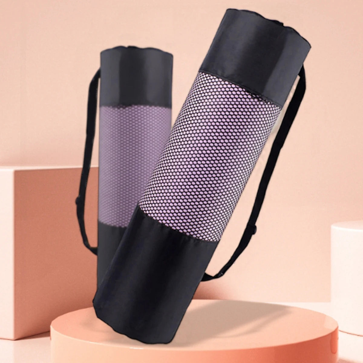 Yoga Mat Carry Bag for Active Lifestyles | Black | Breathable