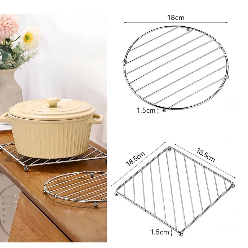 Stainless Steel Coaster for Optimal Heat Protection | Ø 120 mm