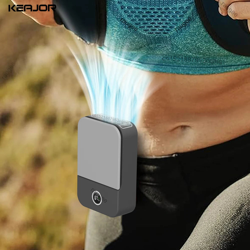 FlexiCool Mini Ventilator | Tragbares 3-in-1 Design | 2000 mAh Akku | USB-C Schnellladung