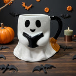 Ghostly Charms | Halloween Mug with Cheerful Ghost
