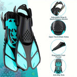 Adjustable Snorkel Fins – Open-Heel Design for Supreme Comfort