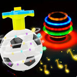 LED Football Spinning Top with Light Effect