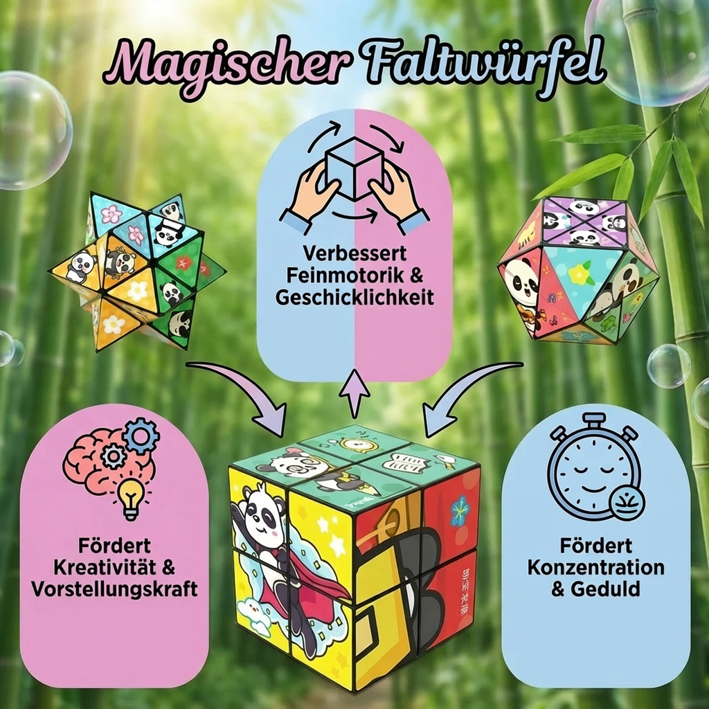 Foldable Cube for Children – Toy for Play and Learning