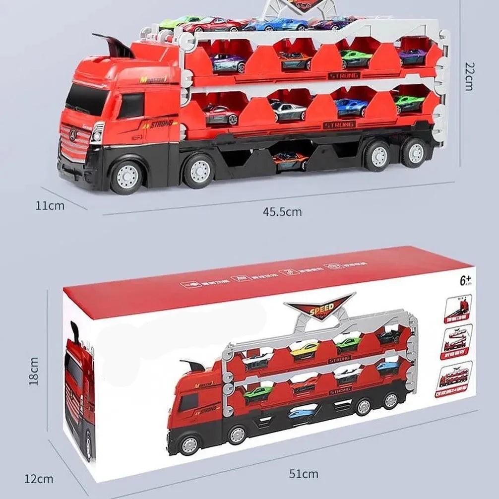 Truck Racing Track – 2-in-1 Fold-Out Playset