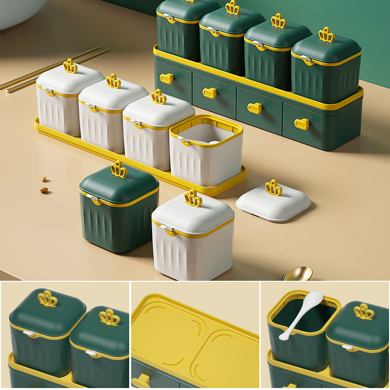 Double Spice Box Set with Drawers